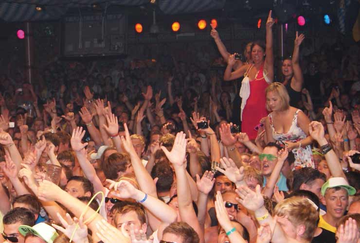 Discos Party Nightlife Am Ballermann Auf Mallorca